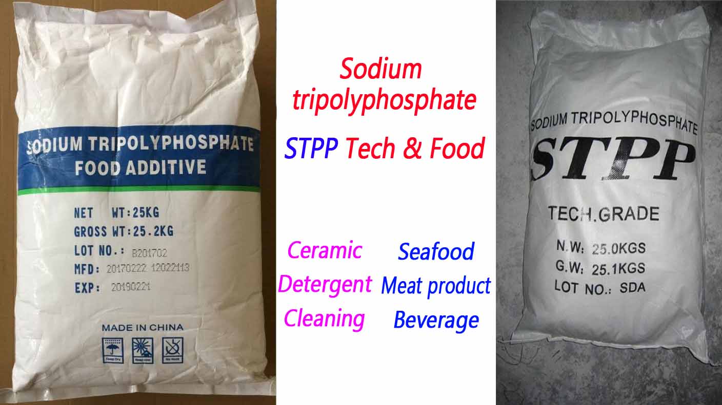Application of STPP (Sodium tripolyphosphate) in food and industrial